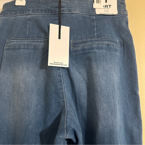 Oat New York Wide Leg High-Rise Jeans NWT Women 6/28 - Picture 15 of 16